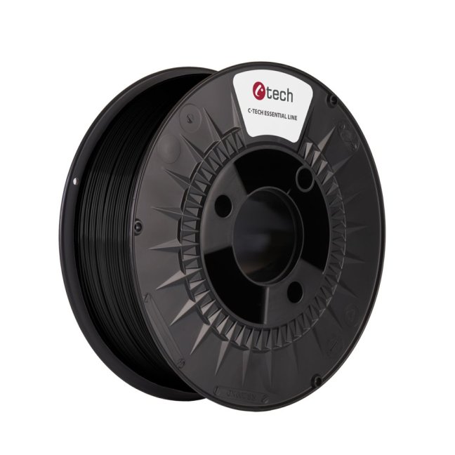 PLA filament C-TECH ESSENTIAL LINE černá 1,75 mm 1 kg