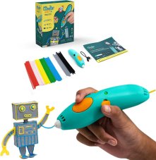 3D pero 3Doodler Start+ a 72 náplní + 12 šablon