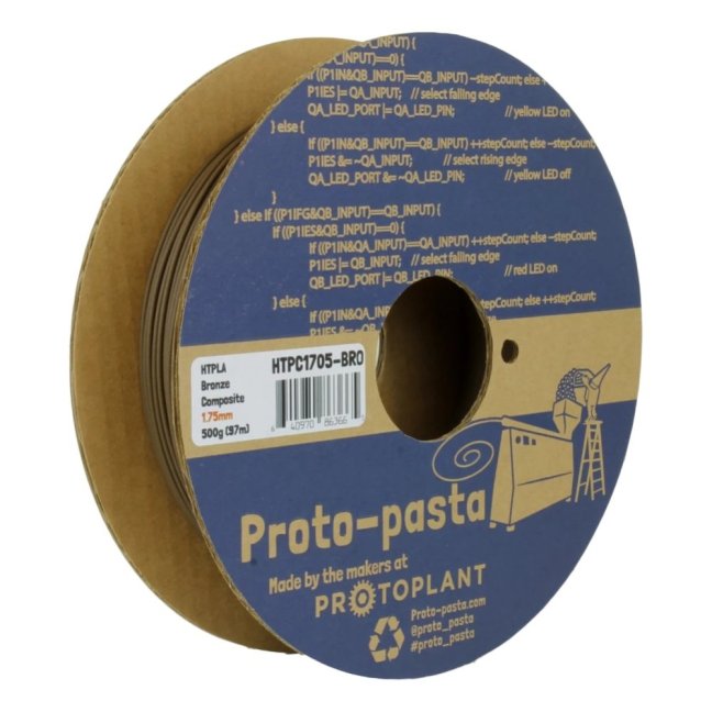 Metal Composite HTPLA filament Proto-Pasta bronz 1,75 mm 10 m