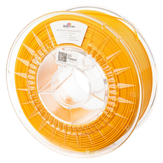 PETG filament Spectrum žlutá (Signal Yellow) 1,75 mm 1 kg