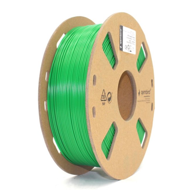 PETG filament Gembird zelená (Green) 1,75 mm 1 kg