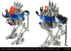 PLA filament Fillamentum Extrafill Rapunzel stříbrný 1,75 mm 750 g