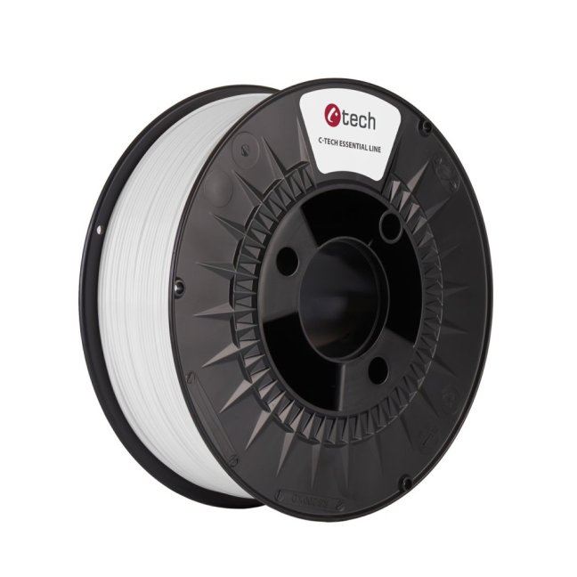 PLA filament C-TECH ESSENTIAL LINE bílá 1,75 mm 1 kg