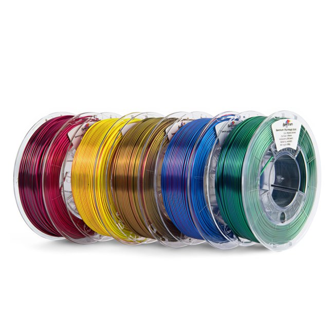 PLA filament Spectrum multipack (5 pack) Magic SILK 1,75 mm 5x 0,25 kg