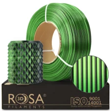 PLA filament ReFill Rosa3D Magic Silk Mistic Green 1,75 mm 1 kg