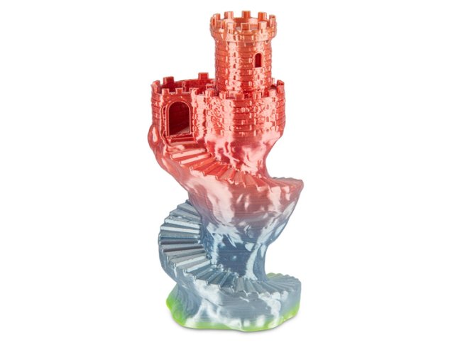 PLA filament Spectrum SILK Rainbow (Fusion) 1,75 mm 1 kg