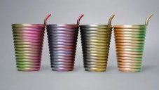 PLA tříbarevný filament eSUN Mystic Silk zlato-zeleno-čený (gold-green-black) 1,75 mm 1 kg