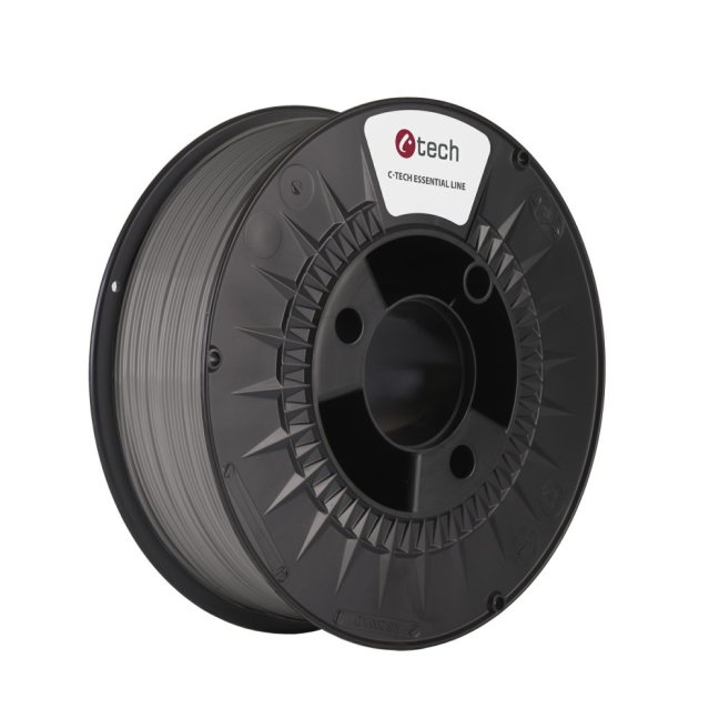 PLA filament C-TECH ESSENTIAL LINE šedá 1,75 mm 1 kg