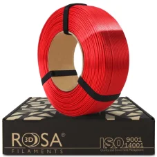 PLA filament ReFill Rosa3D lesklá červená (Silk Red) 1,75 mm 1 kg