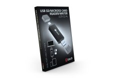 Čtečka paměťových karet SD, micro SD - USB / USB-C