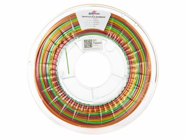 PLA filament Spectrum SILK Rainbow (Fusion) 1,75 mm 1 kg