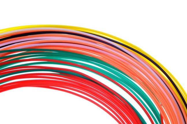 Sada PCL náplní pro 3D pero s nízkou teplotou tavení – 6 barev – 1,75 mm 6× 2 m