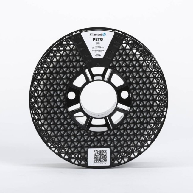PETG filament Filament-PM bílá (White) 1,75 mm 1 kg