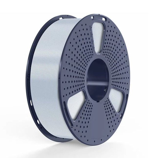 PLA filament Sunlu stříbrná (Silver) 1,75 mm 1 kg