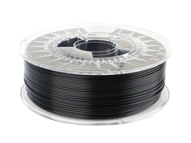 PETG HT100 filament s vyšší tepelnou odolností Spectrum černá (Obsidian Black) 1,75 mm 1 kg