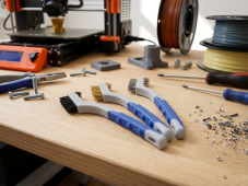 Sada 3 kartáčků (mosaz + ocel + nylon) pro údržbu 3D tiksárny