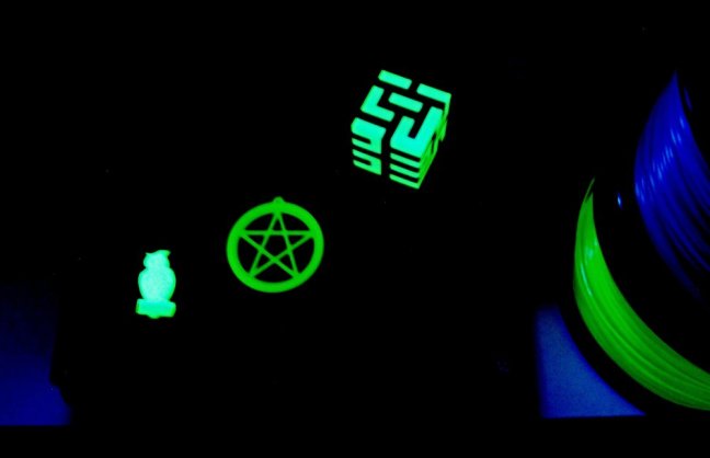 PLA náplň pro 3D pero – zelená ve tmě svítící – 1,75 mm 10 m