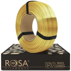 PLA filament ReFill Rosa3D lesklá zlatá (Silk Gold) 1,75 mm 1 kg