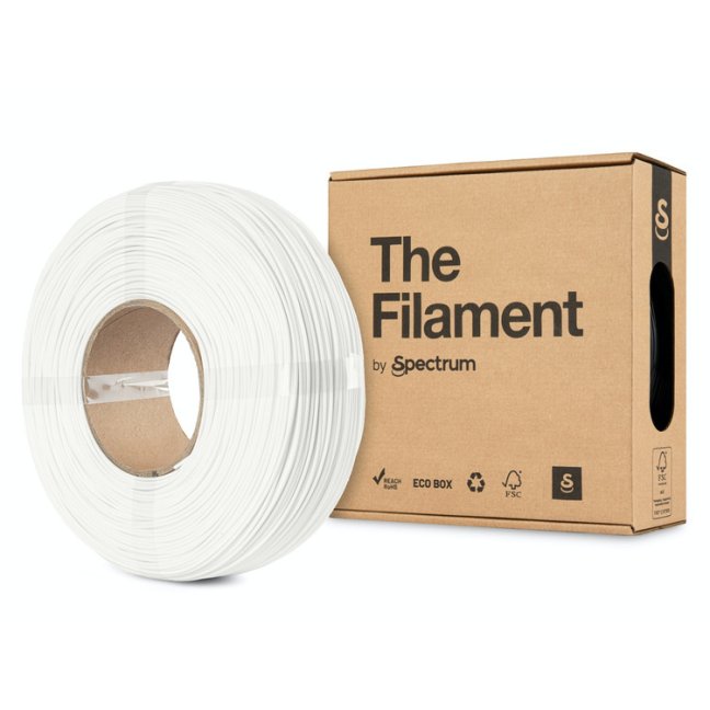 PLA ReFill The Filament bílá (Trafic White) 1,75mm 1 kg