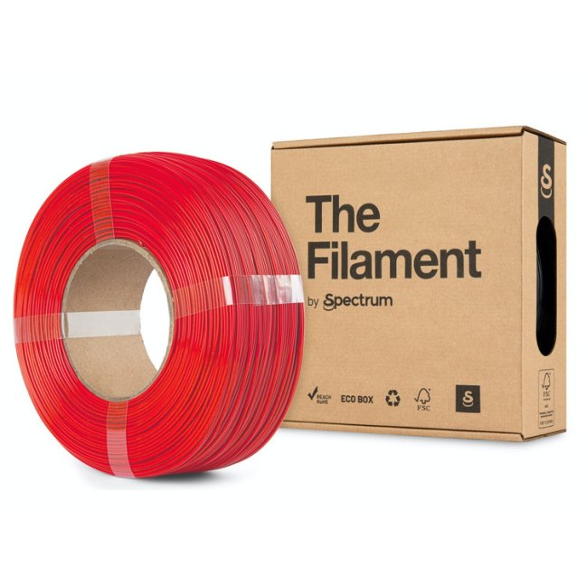 PLA ReFill The Filament červená (Technical Red) 1,75 mm 1 kg