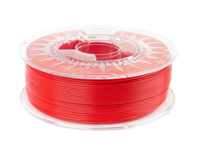 PETG HT100 filament s vyšší tepelnou odolností Spectrum červená (Trafic Red) 1,75 mm 1 kg