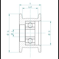Řemenice GT2 s ložiskem české výroby