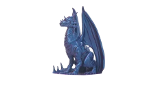 PLA dvoubarevný filament eSUN Magic Silk fialovo-modrý (red-blue) 1,75 mm 1 kg